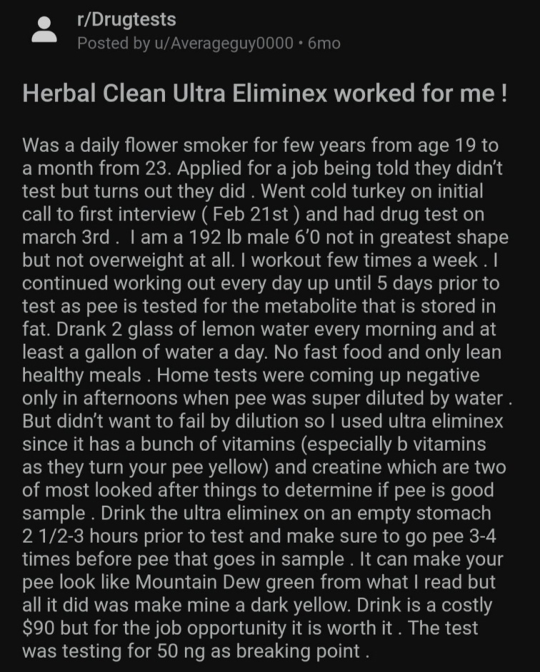 Ultra Eliminex Review 1