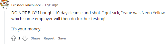 Nutra Cleanse Negative Review